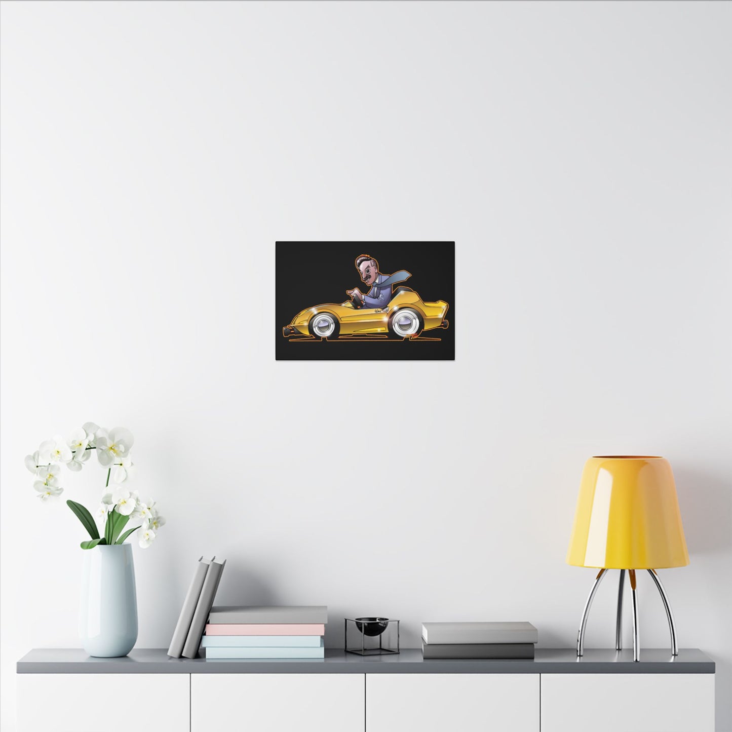 AUTOPIA CLASSIC Walt Disney Fireball Art Canvas Print