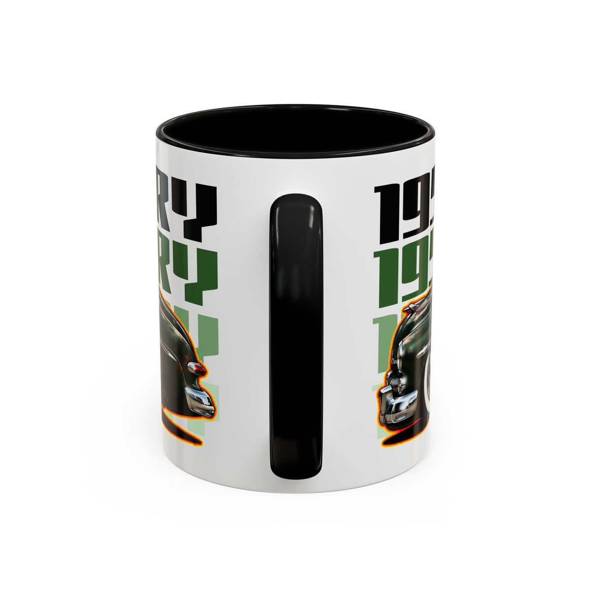 MERCURY COUPE 1950 Collectible Fireball Art Coffee Mug - 2 Sizes