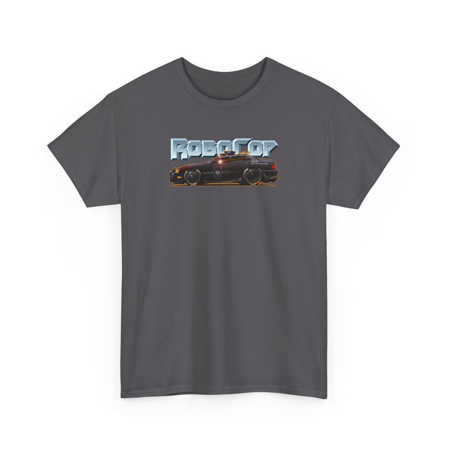 ROBOCOP Taurus Police Car Fireball Art Tee Shirt - Multiple Colors