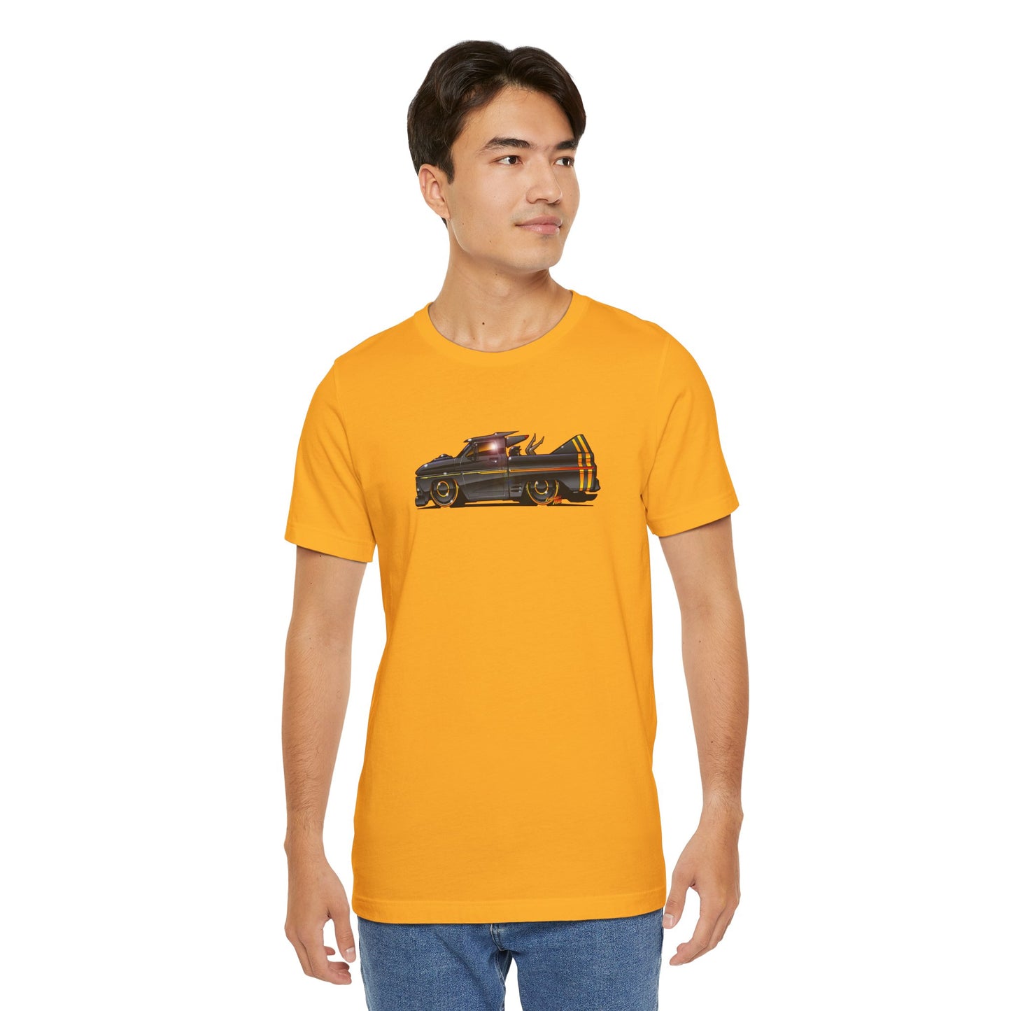 CHEVROLET C10 1960 Stinger Pickup Truck Concept Art Custom Short Sleeve Tee 8 Colors