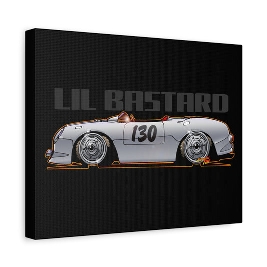 JAMES DEAN PORSCHE 550 Spyder Lil' Bastard Fireball Art Canvas Print