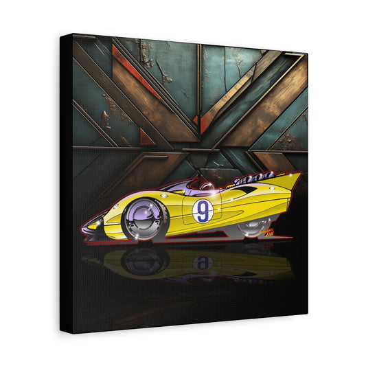 RACER X SHOOTING STAR Speed Racer Fireball Canvas Art Wall Print - 11x14