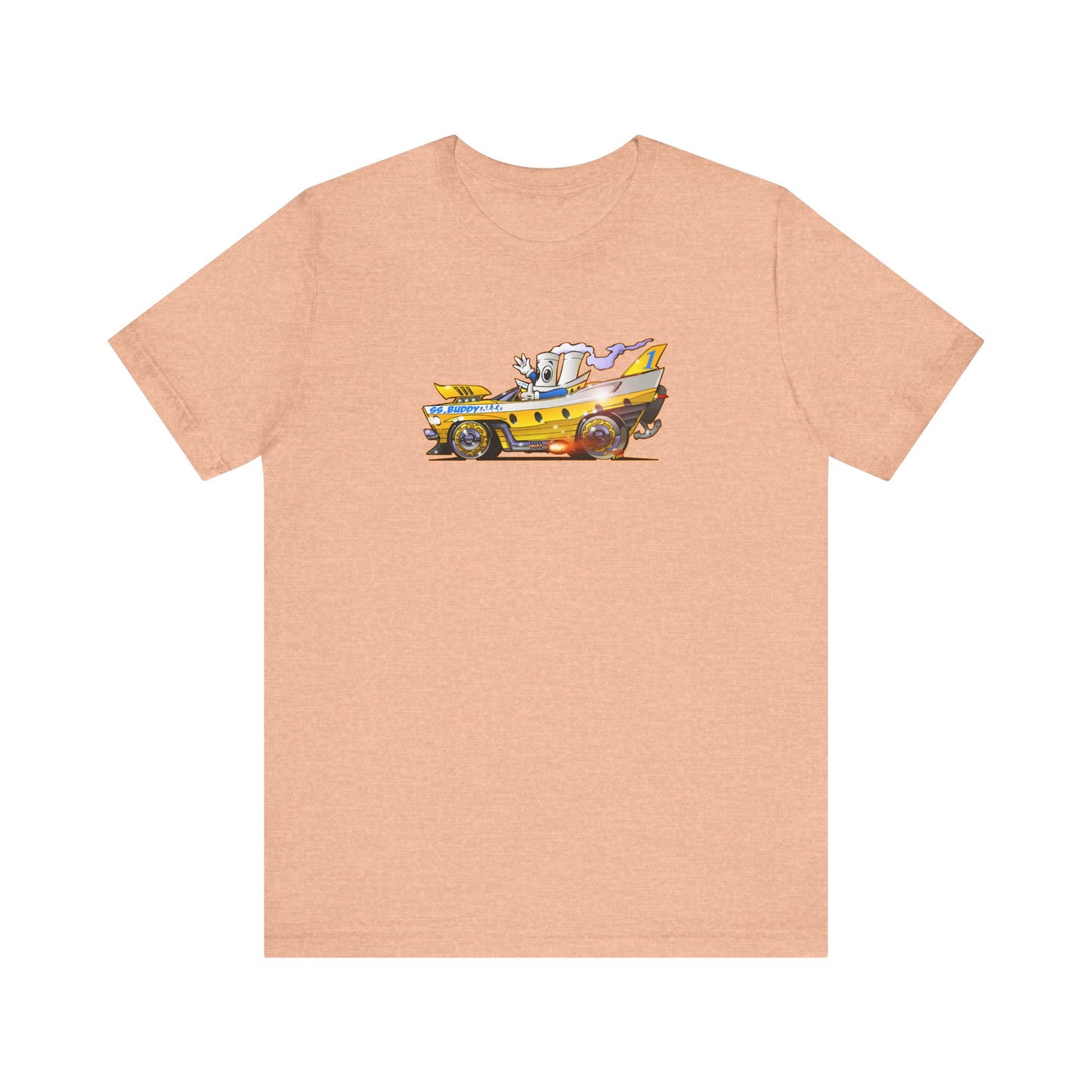 BUDDY CRUISE BUDDYMOBILE Custom Car Art Short Sleeve Tee in 17 Colors