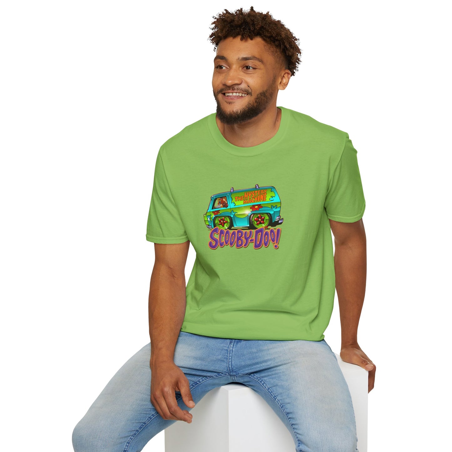 SCOOBY DOO MYSTERY MACHINE VAN Concept Art Softstyle T-Shirt 12 Colors