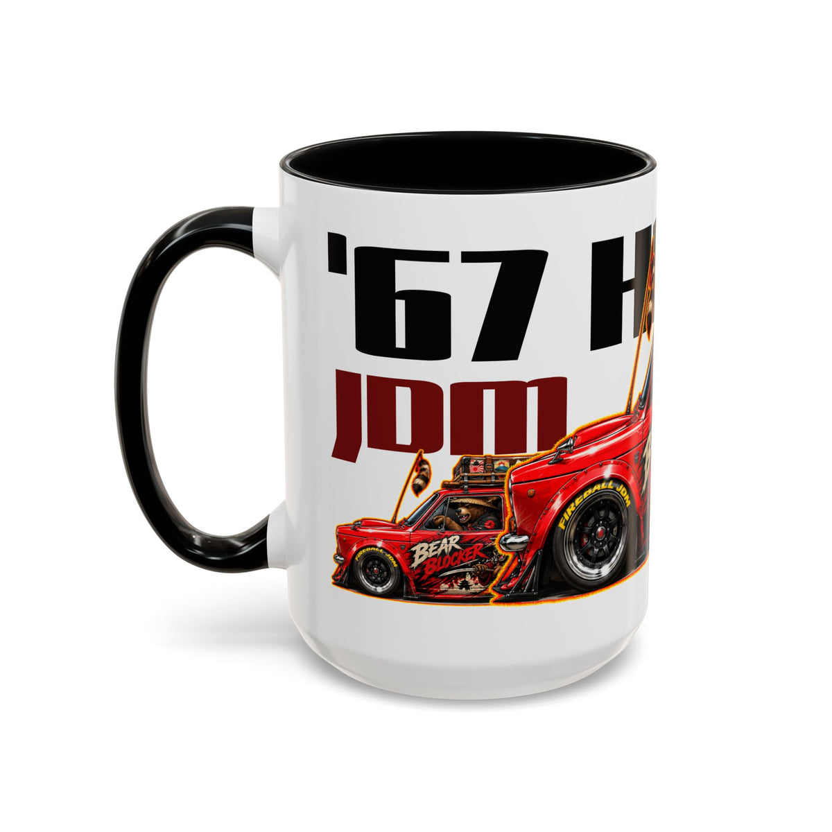 JDM 1967 HONDA 600 Collectible Fireball Art Coffee Mug - 2 Sizes