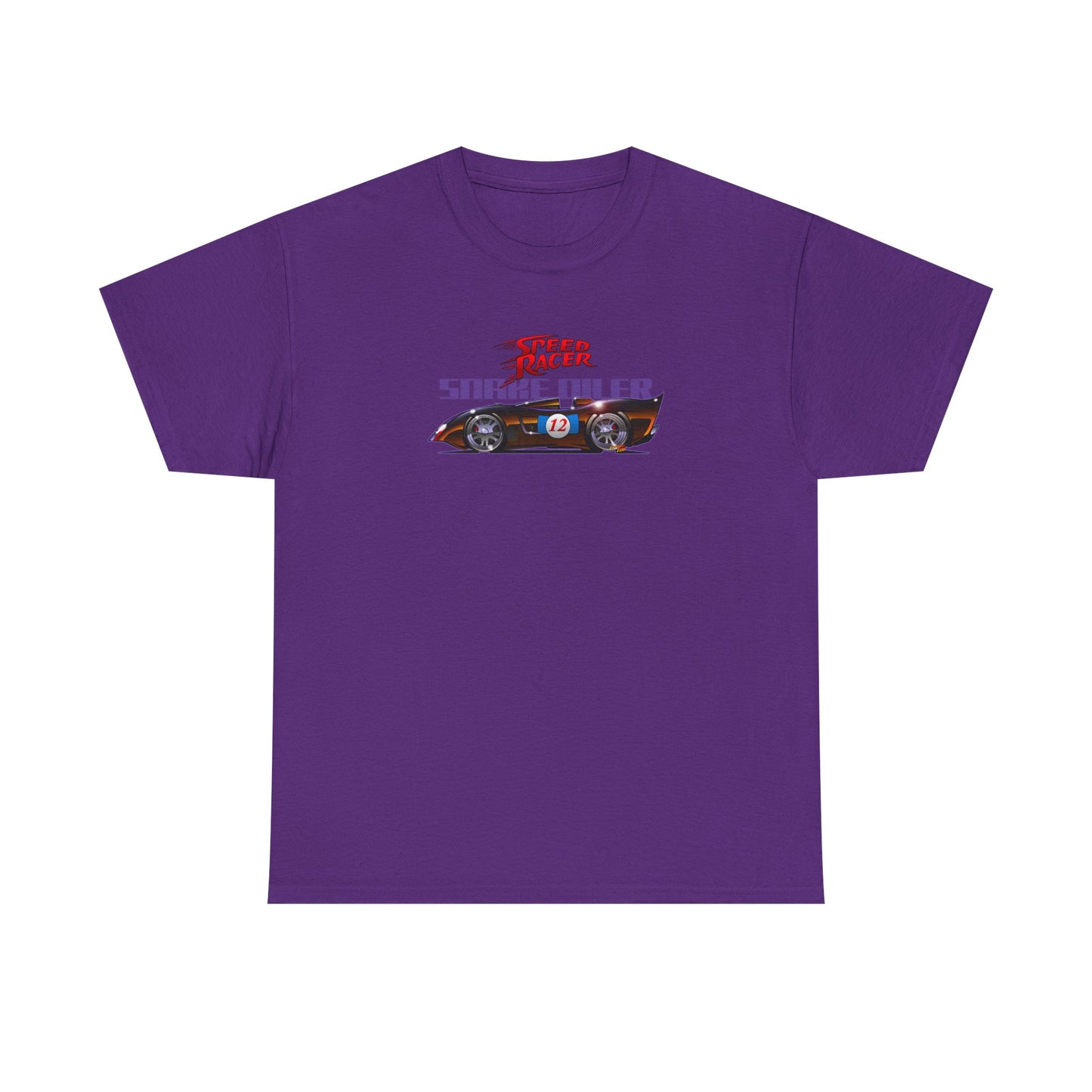 SPEED RACER SNAKE OILER TV Car Fireball Art Tee Shirt - Multiple Sizes