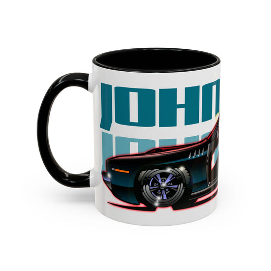 JOHN WICK 1971 PLYMOUTH BARRACUDA Keanu Reeves Collectible Art Coffee Mug - 2 Sizes