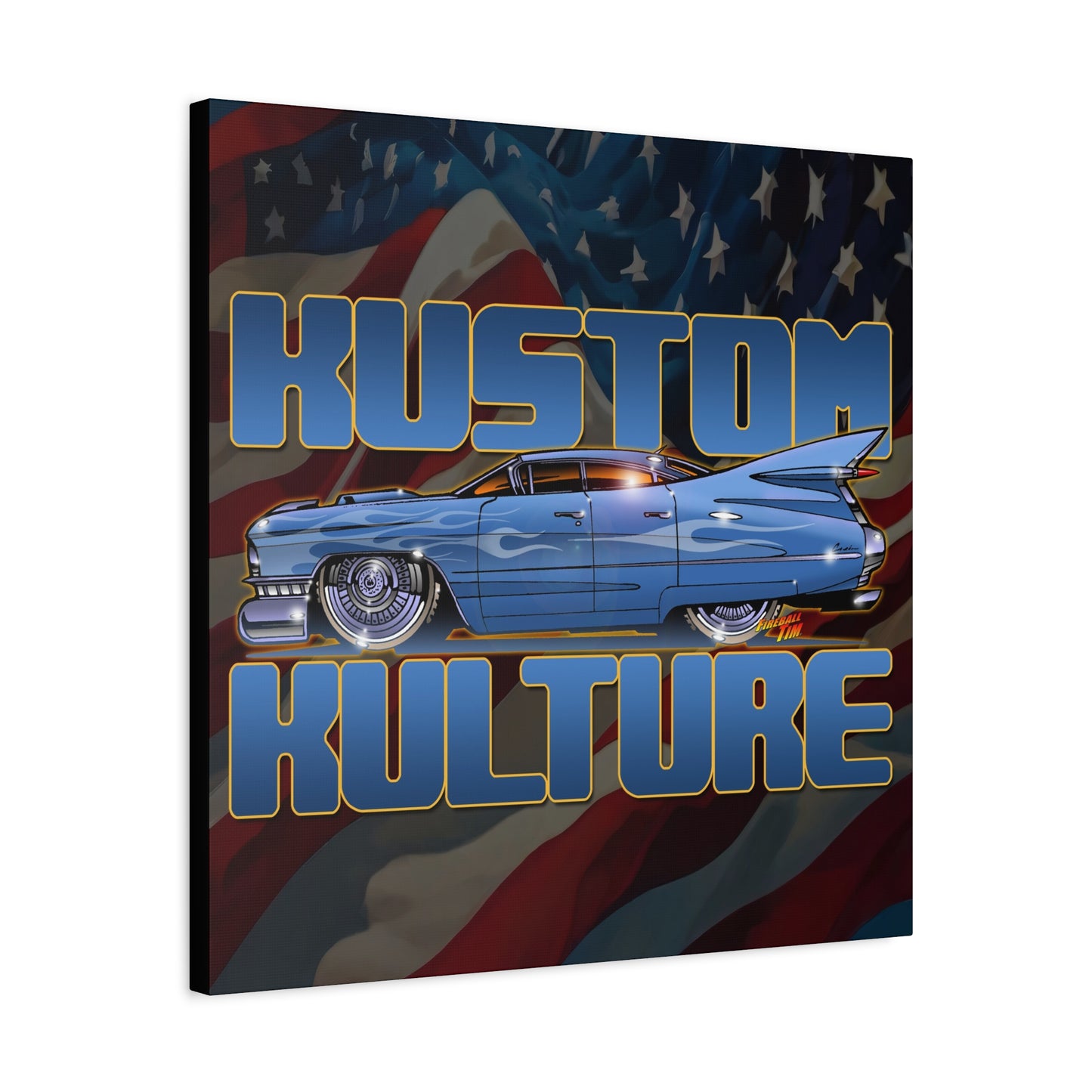 CADILLAC KUSTOM CULTURE 1959 Collectible Canvas Art Print