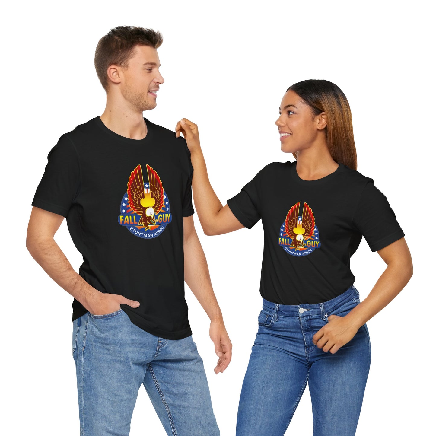 THE FALL GUY Stuntman Association Unisex Jersey Short Sleeve Tee - 12 Colors