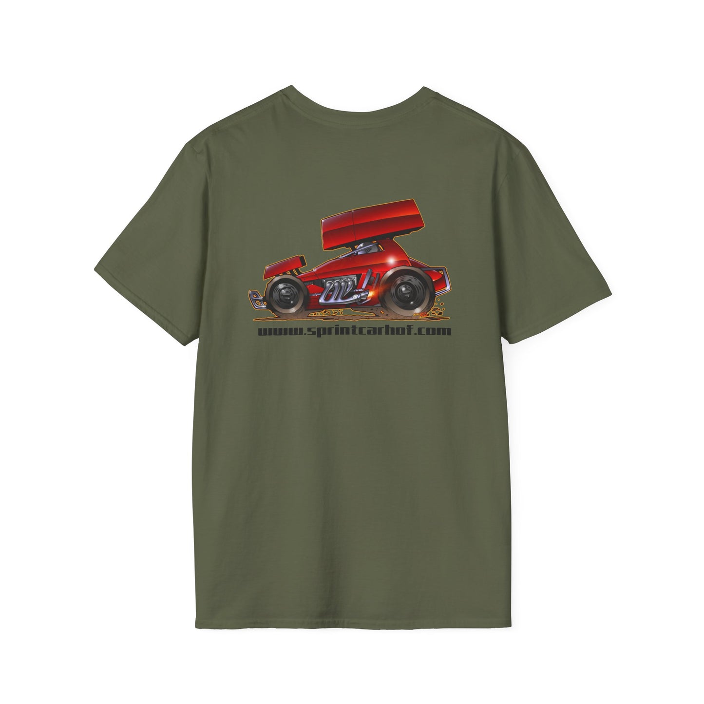 NATIONAL SPRINT CAR Hall of Fame Sofstyle Tee Shirt Multiple Colors