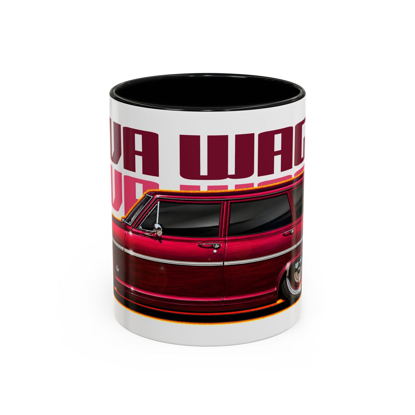 CHEVY NOVA WAGON 1965 Collectible Fireball Art Coffee Mug - 2 Sizes