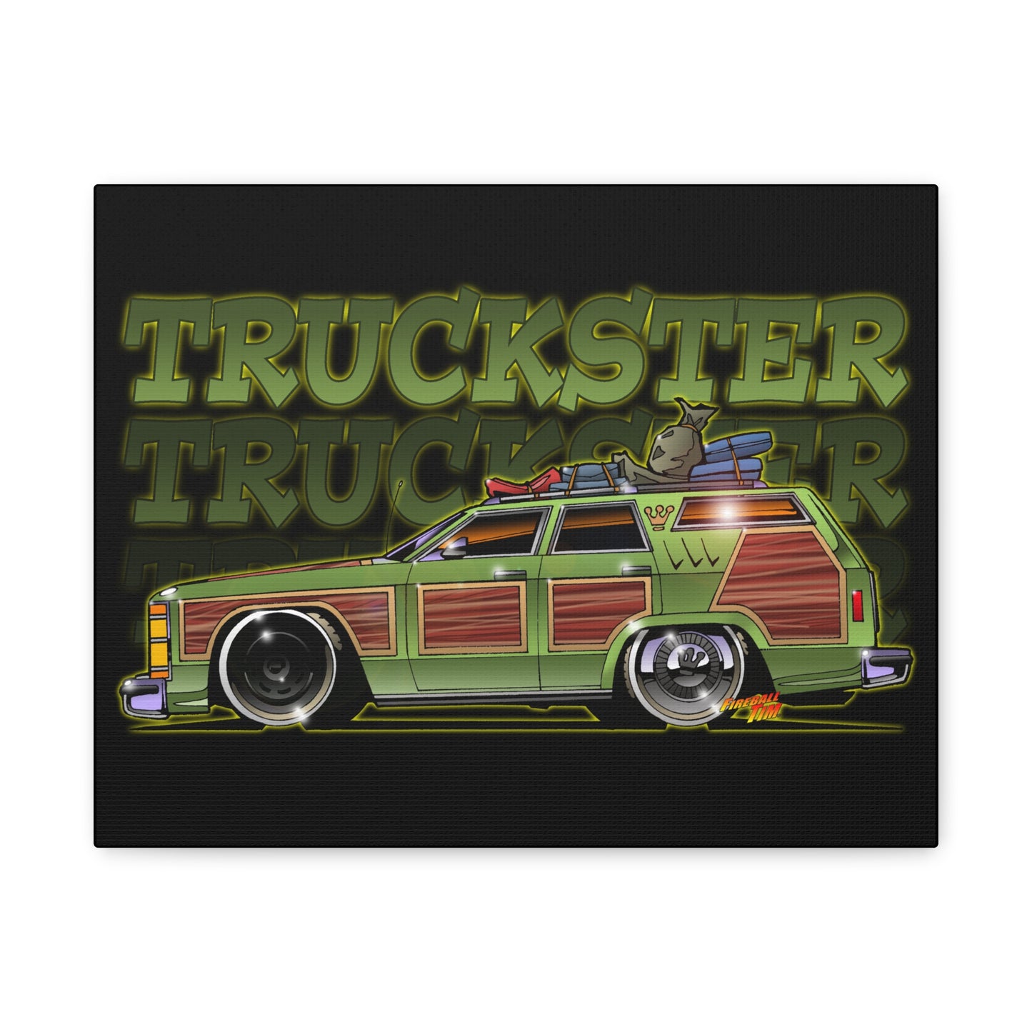 NATIONAL LAMPOON'S FAMILY VACATION Truckster Station Wagon Canvas Art Print