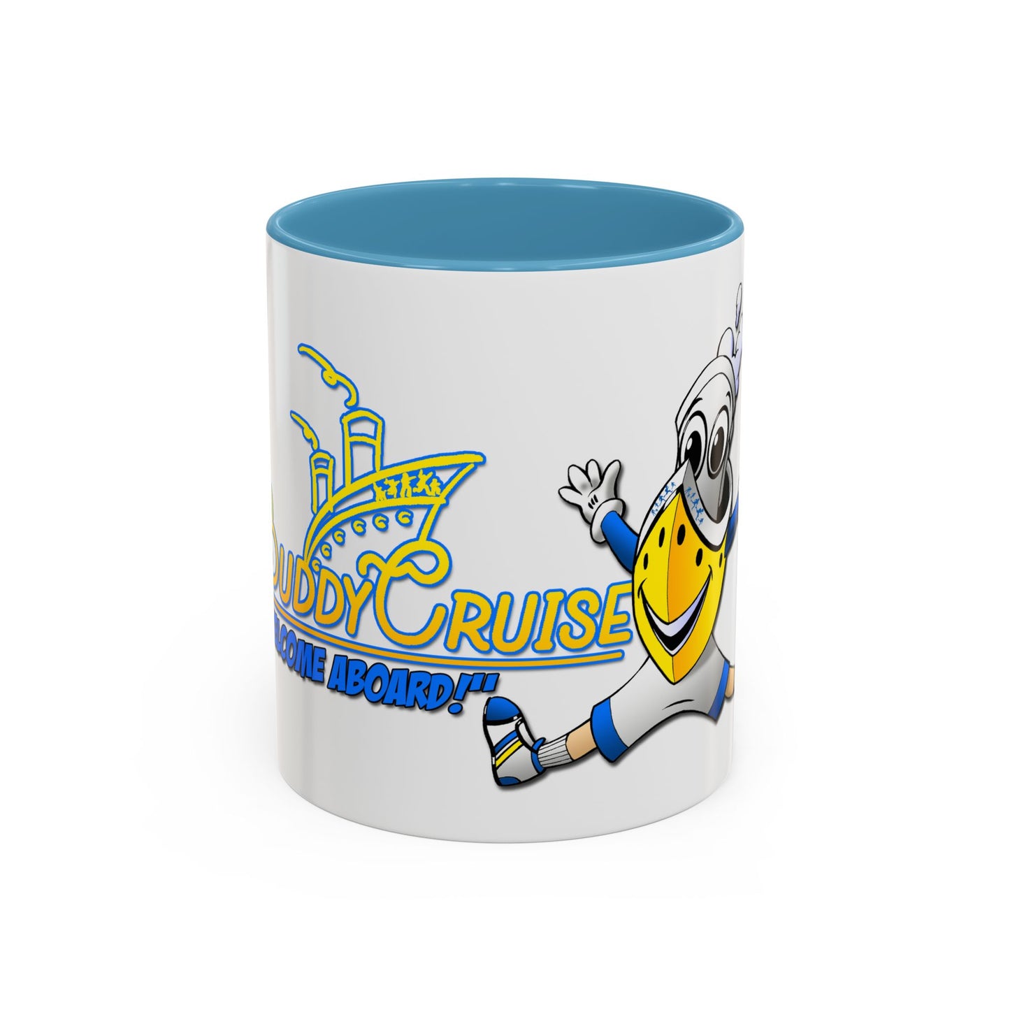 BUDDY CRUISE Mascot Jumping Coffee Mug — 11/15oz Multiple Colors