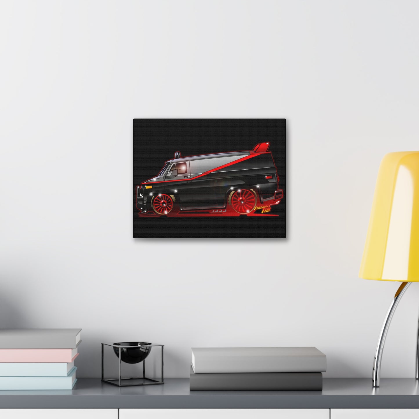 ATEAM VAN TV Car Concept Art Canvas Print 11x14