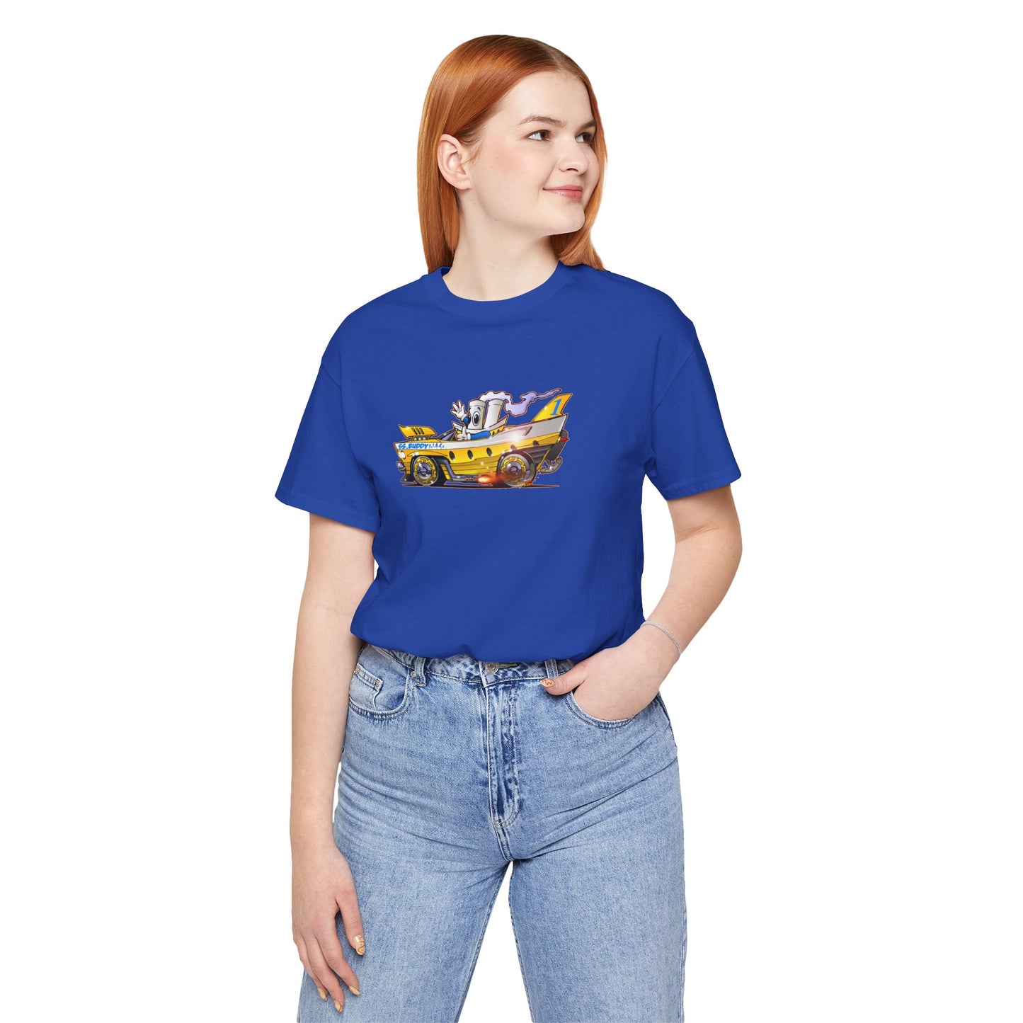 BUDDY CRUISE BUDDYMOBILE Custom Car Art Short Sleeve Tee in 17 Colors