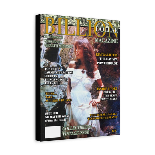 BILLION DOLLAR MAGAZINE Canvas Wall Art - 11x14