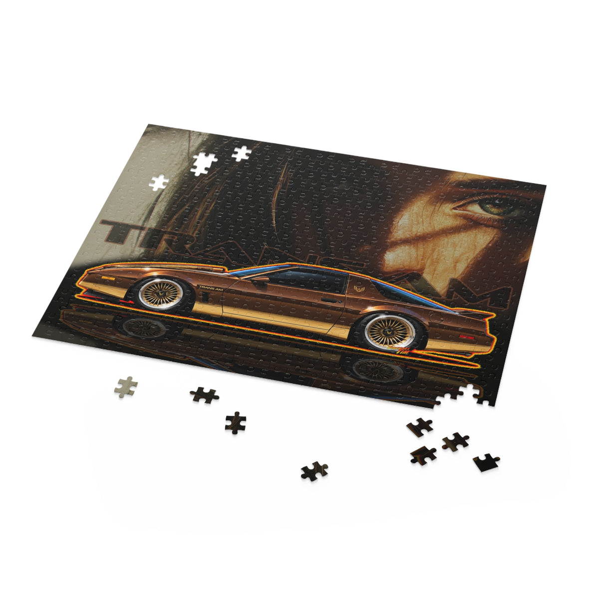 PONTIAC TRANS AM 1984 Collectible Fireball Art Jigsaw Puzzle — (120/252/500‑Piece)