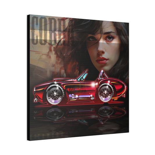 AC SHELBY COBRA Muscle Car Canvas Art Print - 2 Sizes
