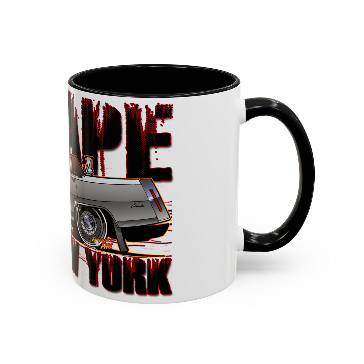 ESCAPE FROM NEW YORK Duke Cadillac Concept Art Coffee Mug 2 Sizes