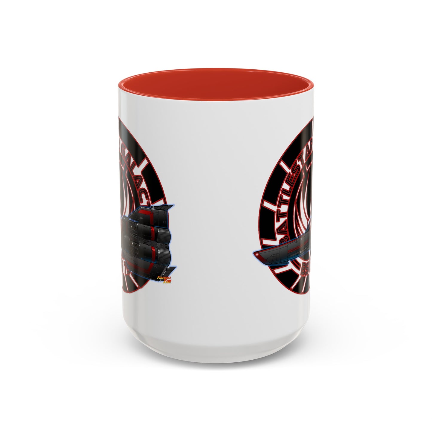 BATTLESTAR GALACTICA Viper Concept Art Crest Coffee Mug 11 and 15oz