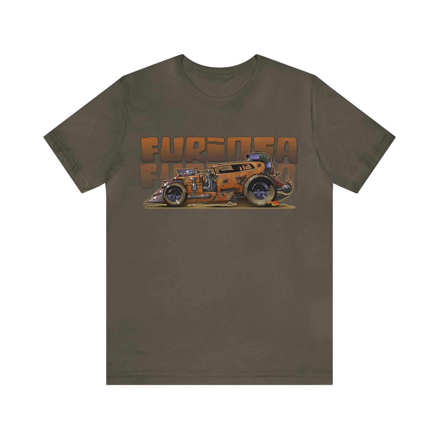 FURIOSA Mad Max Movie Car Hot Rod Jersey Short Sleeve Tee