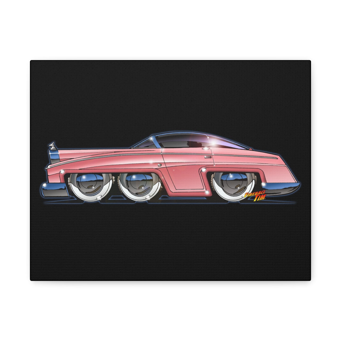 LADY PENELOPE FAB 1 Thunderbirds TV Car Pop Culture Art Canvas Print 11x14