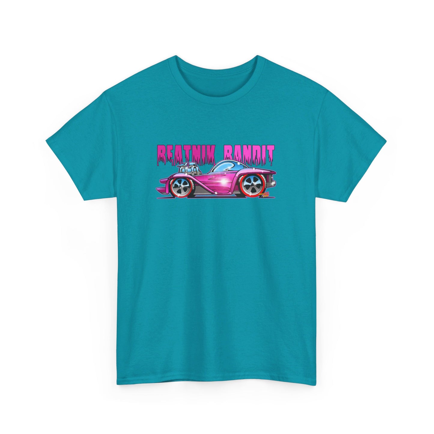 Hot Wheels BEATNIK BANDIT Diecast Redline Concept Art Cotton Tee 7 Colors