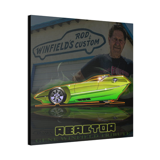 REACTOR KUSTOM Gene Winfield Tribute Canvas Art Print - 2 Sizes