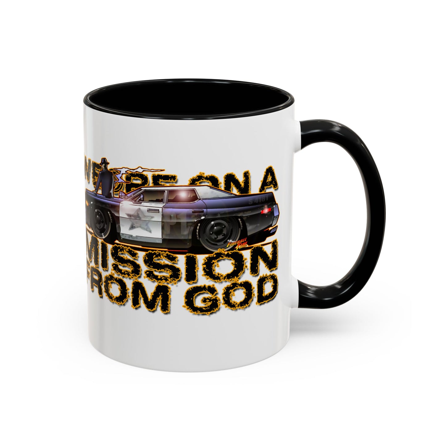 BLUE BROTHERS Bluesmobile Police Car Concept Art Coffee Mug 2 Sizes