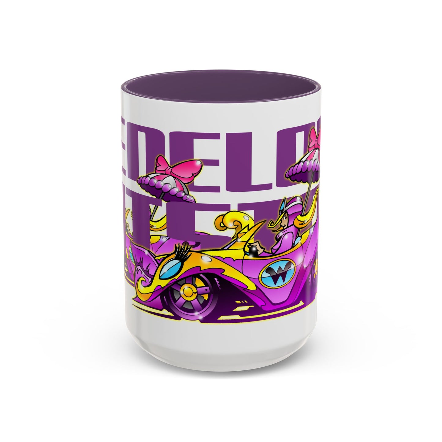PENELOPE PITSTOP Wacky Races Cartoon Collectible Fireball Art Coffee Mug - 2 Sizes
