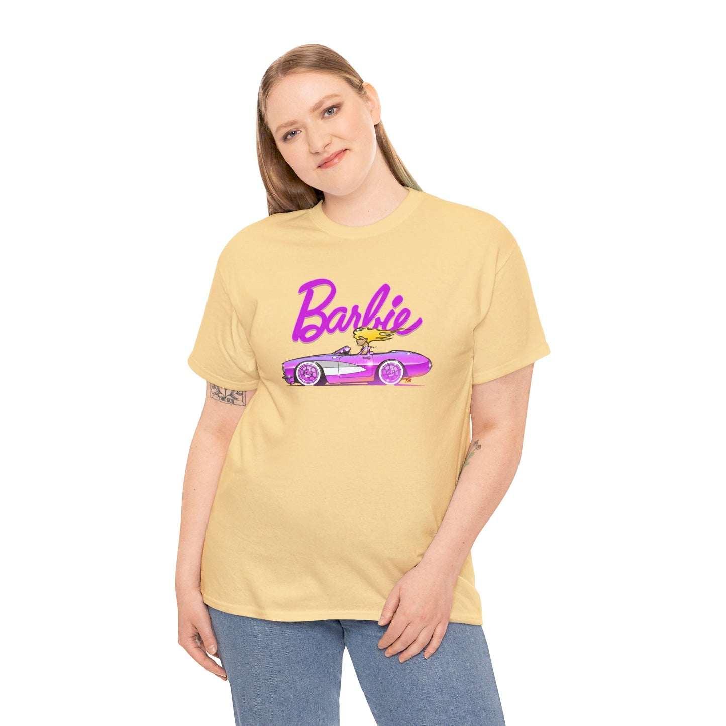 BARBIE CORVETTE Concept Art Cotton Tee 8 Colors