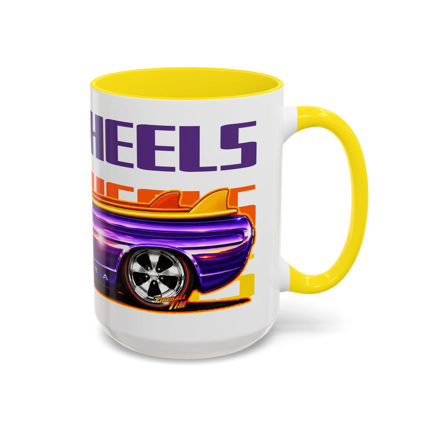 HOT WHEELS Sweet 16 DEORA Collectible Fireball Art Coffee Mug - 2 Sizes
