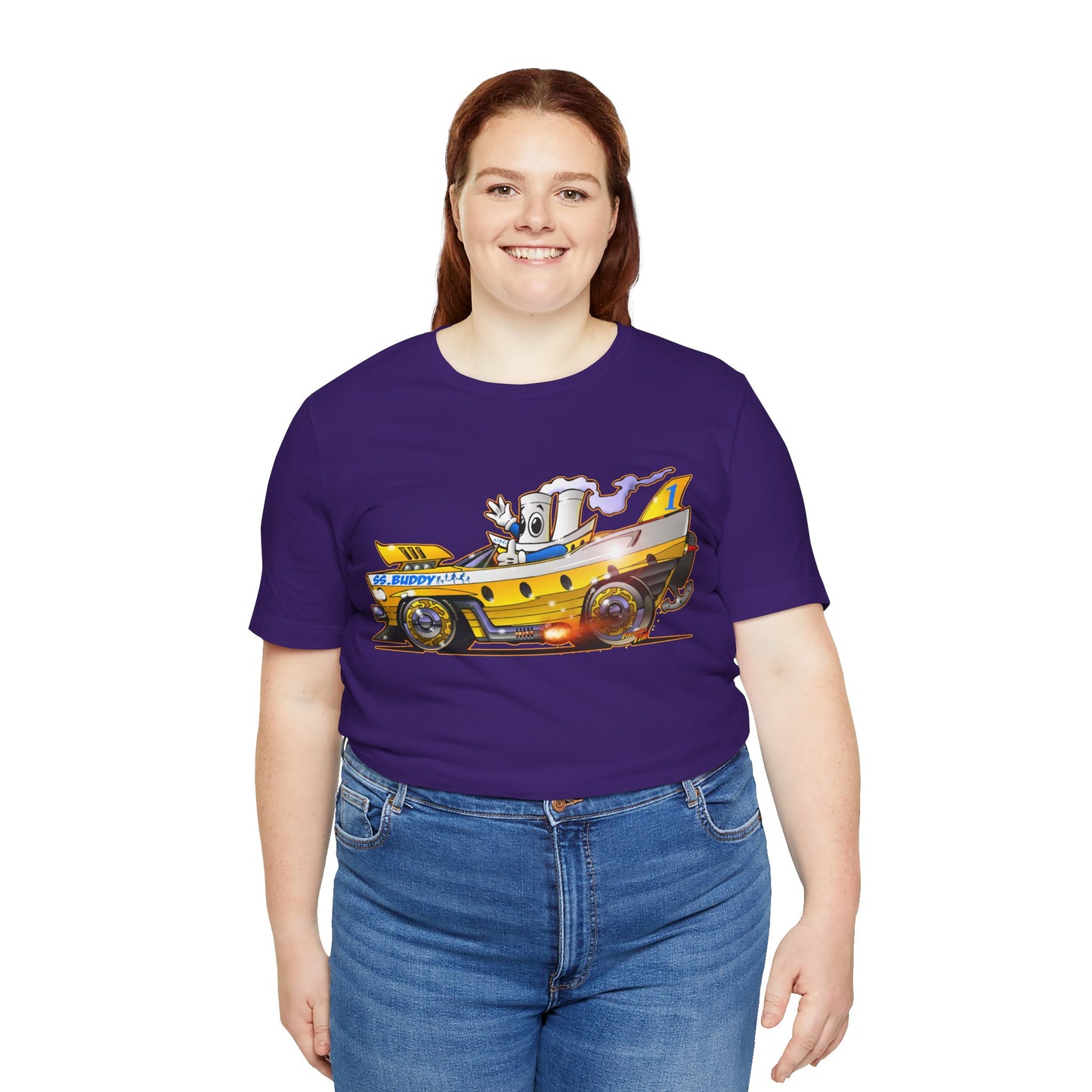 BUDDY CRUISE BUDDYMOBILE Custom Car Art Short Sleeve Tee in 17 Colors