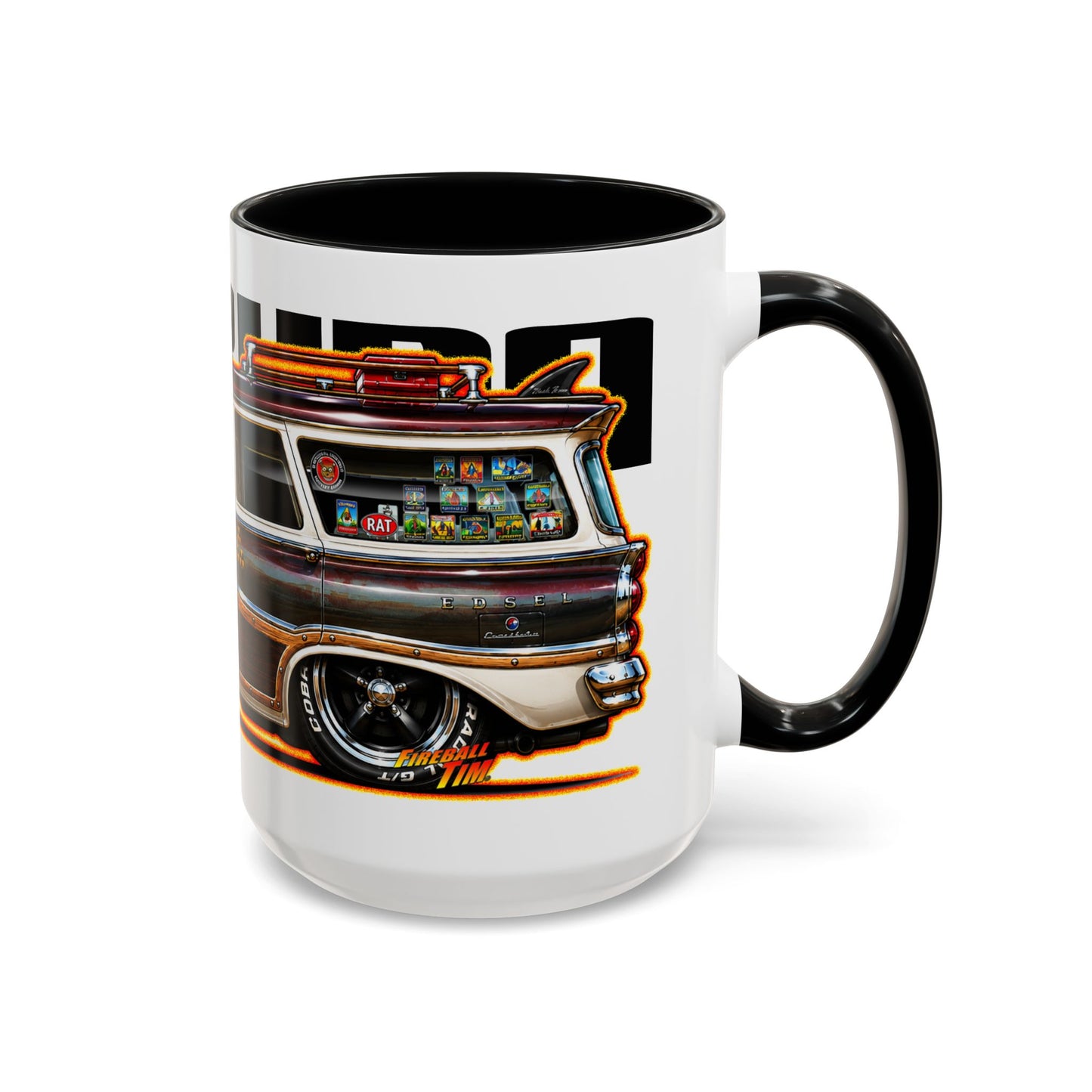 EDSEL BERMUDA 1958 Custom Station Wagon Collectible Art Coffee Mug - 2 Sizes
