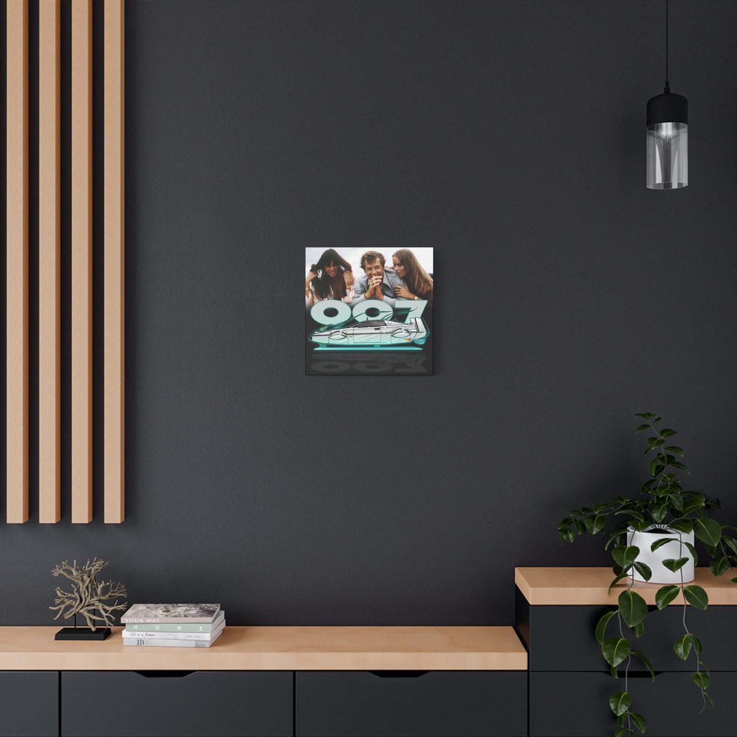 LOTUS SUBMARINE James Bond Fireball Art Canvas Print
