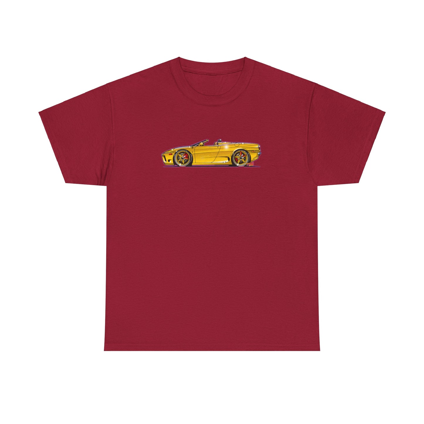 FERRARI 360 SPIDER Supercar Concept Art Heavy Cotton Tee 11 Colors