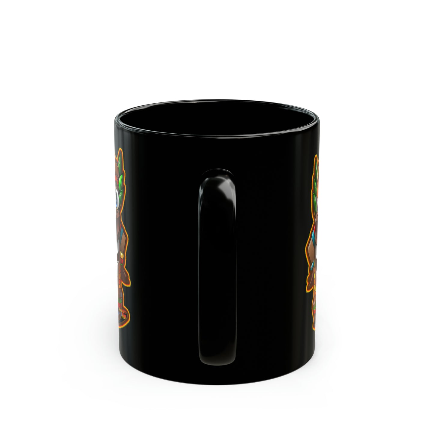 MALIBU KING KOOKY DOOK Tiki Black Coffee Mug 11oz