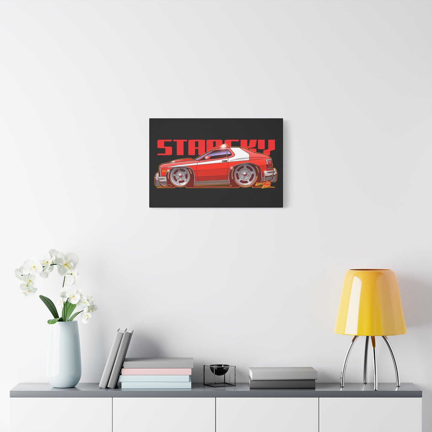 STARSKY Torino Fireball Canvas Art Print - 11x14