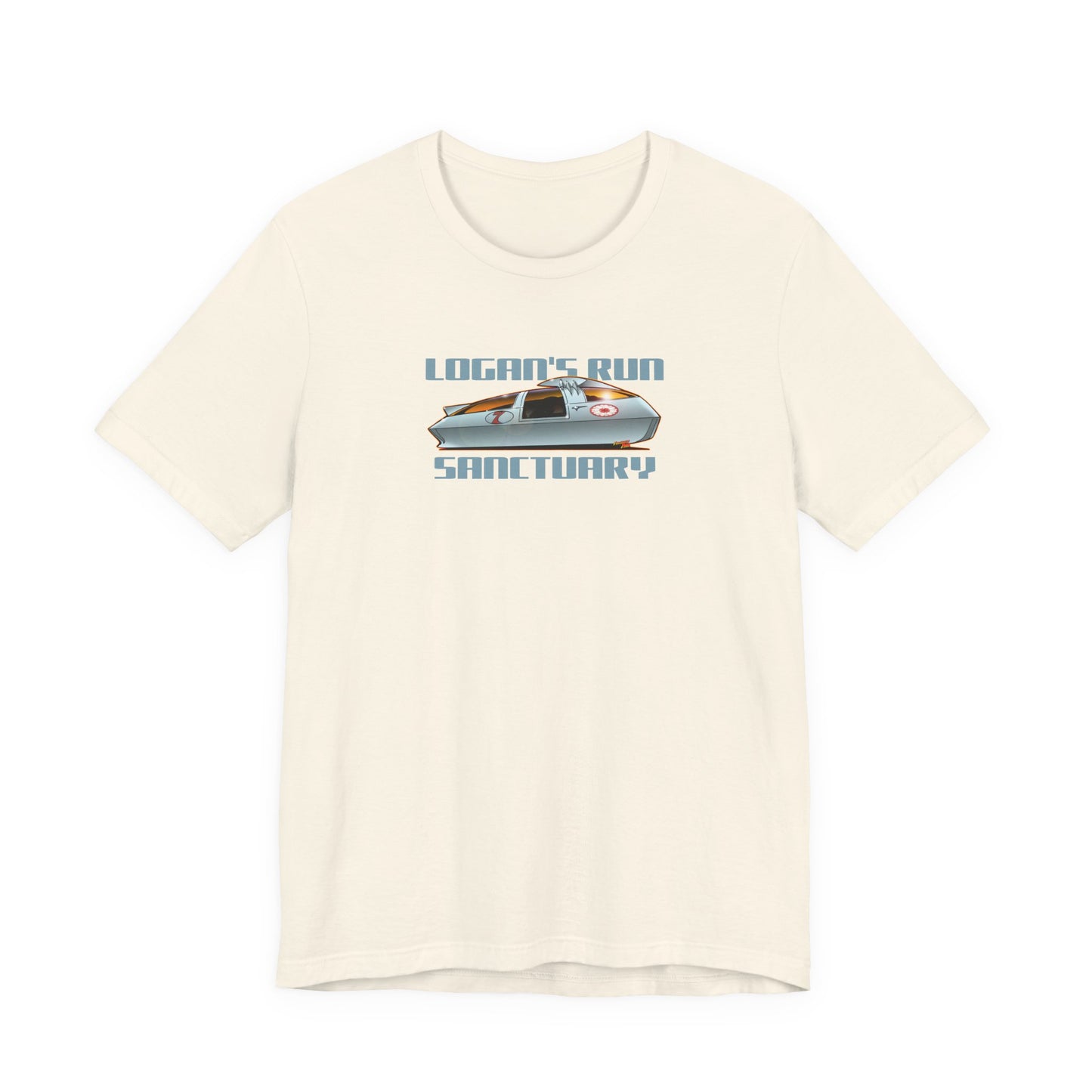 LOGAN'S RUN Sci Fi TV Car Collectible Fireball Art Short Sleeve Tee 12 Colors
