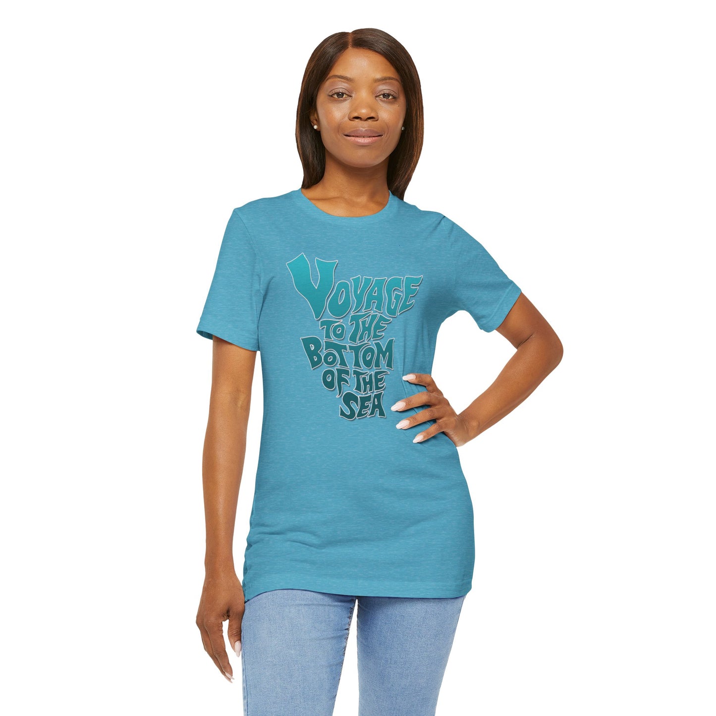 VOYAGE TO THE BOTTOM OF THE SEA Unisex Short Sleeve Tee 8 Colors