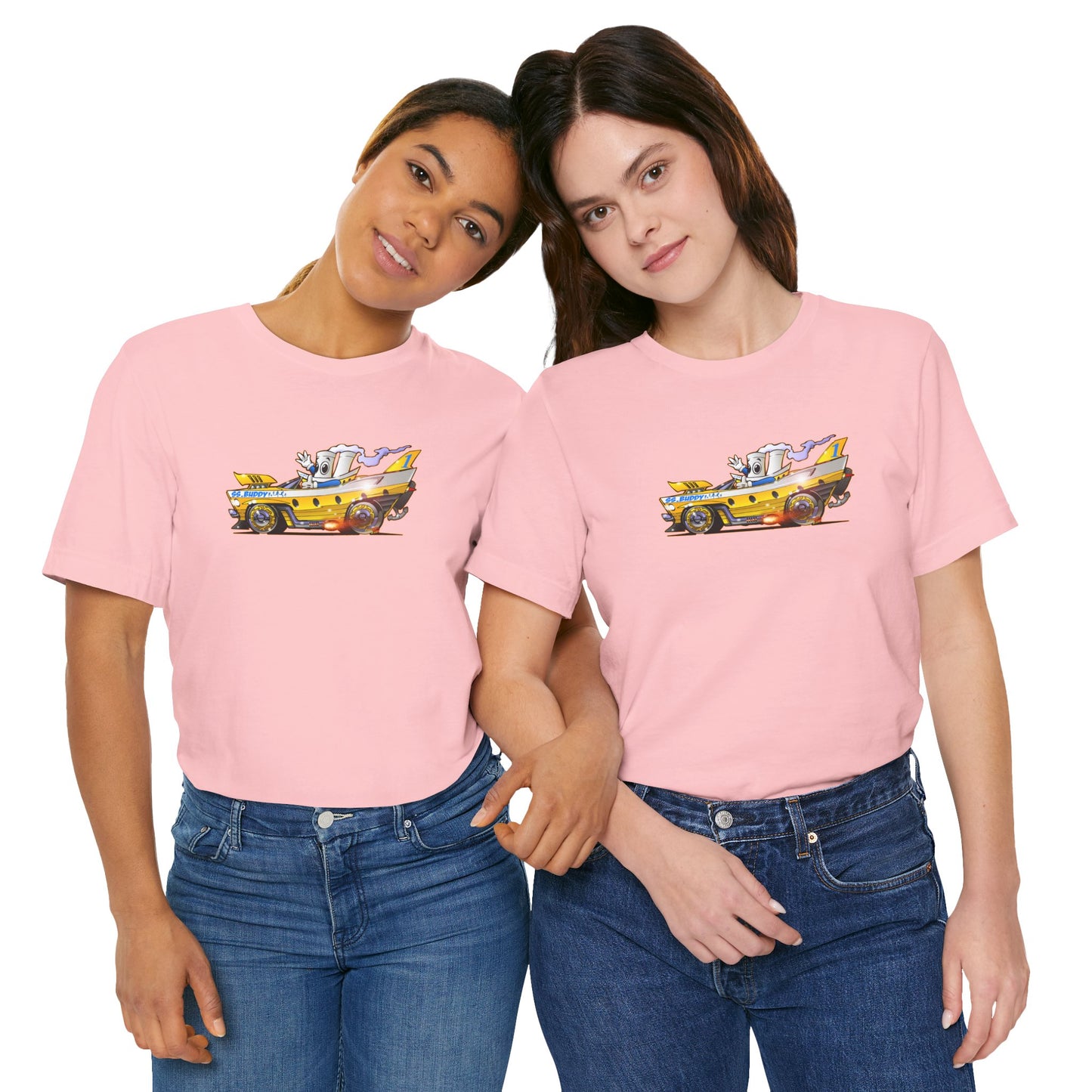 BUDDY CRUISE BUDDYMOBILE Custom Car Art Short Sleeve Tee in 17 Colors