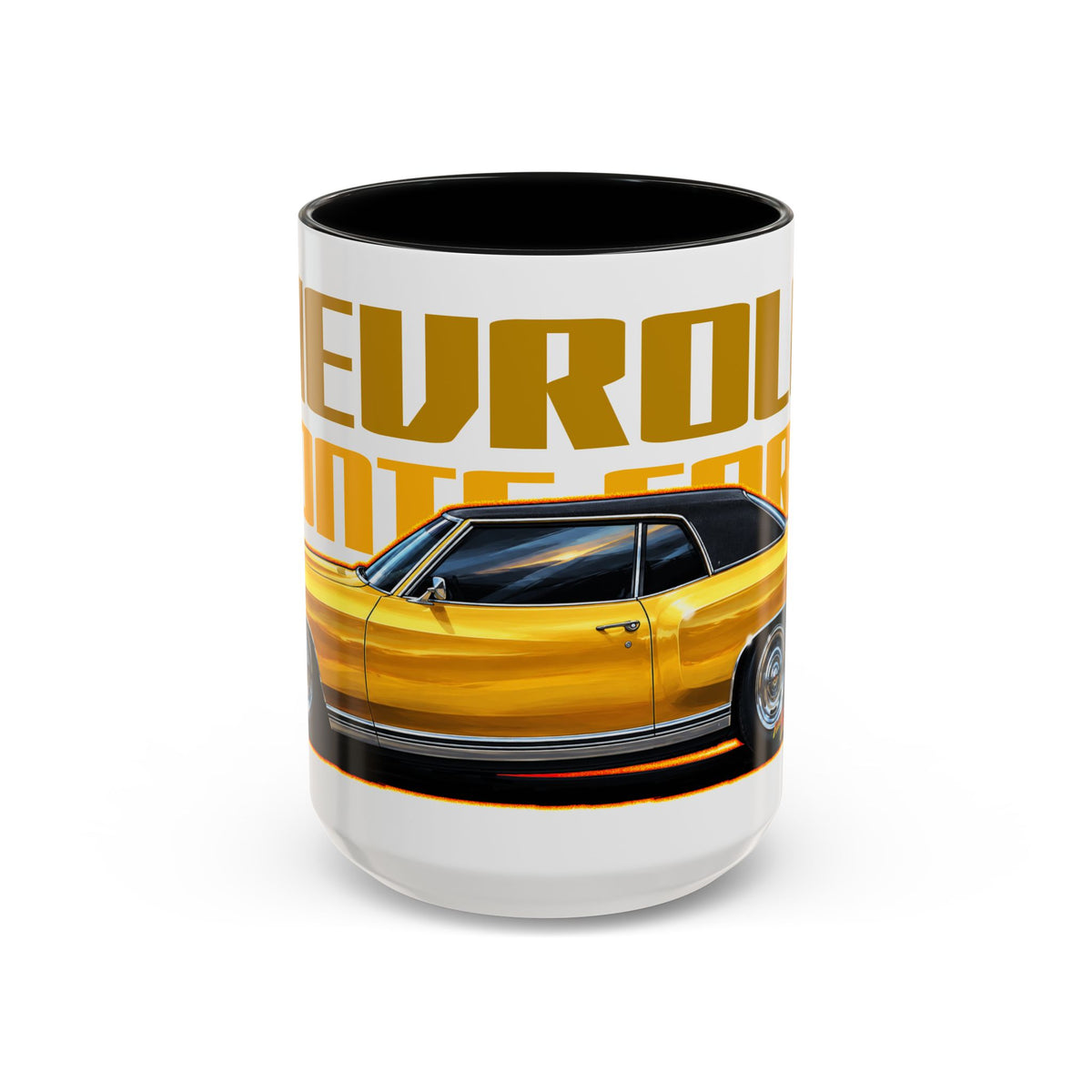 CHEVROLET MONTE CARLO 1972 Collectible Fireball Art Coffee Mug - 2 Sizes