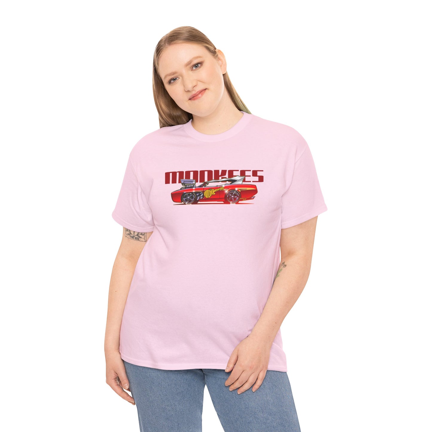 THE MONKEES Monkeemobile Cotton Tee Shirt - 12 Colors
