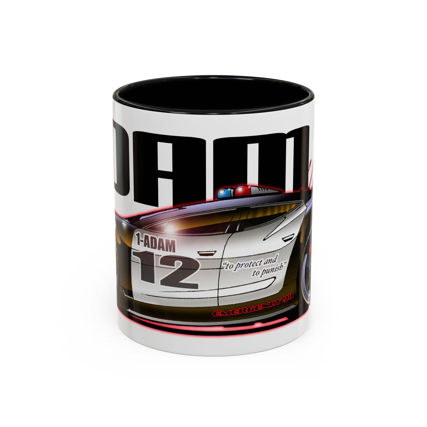 ADAM 12 FISKER KARMA Police Car Collectible Coffee Mug - Two Sizes