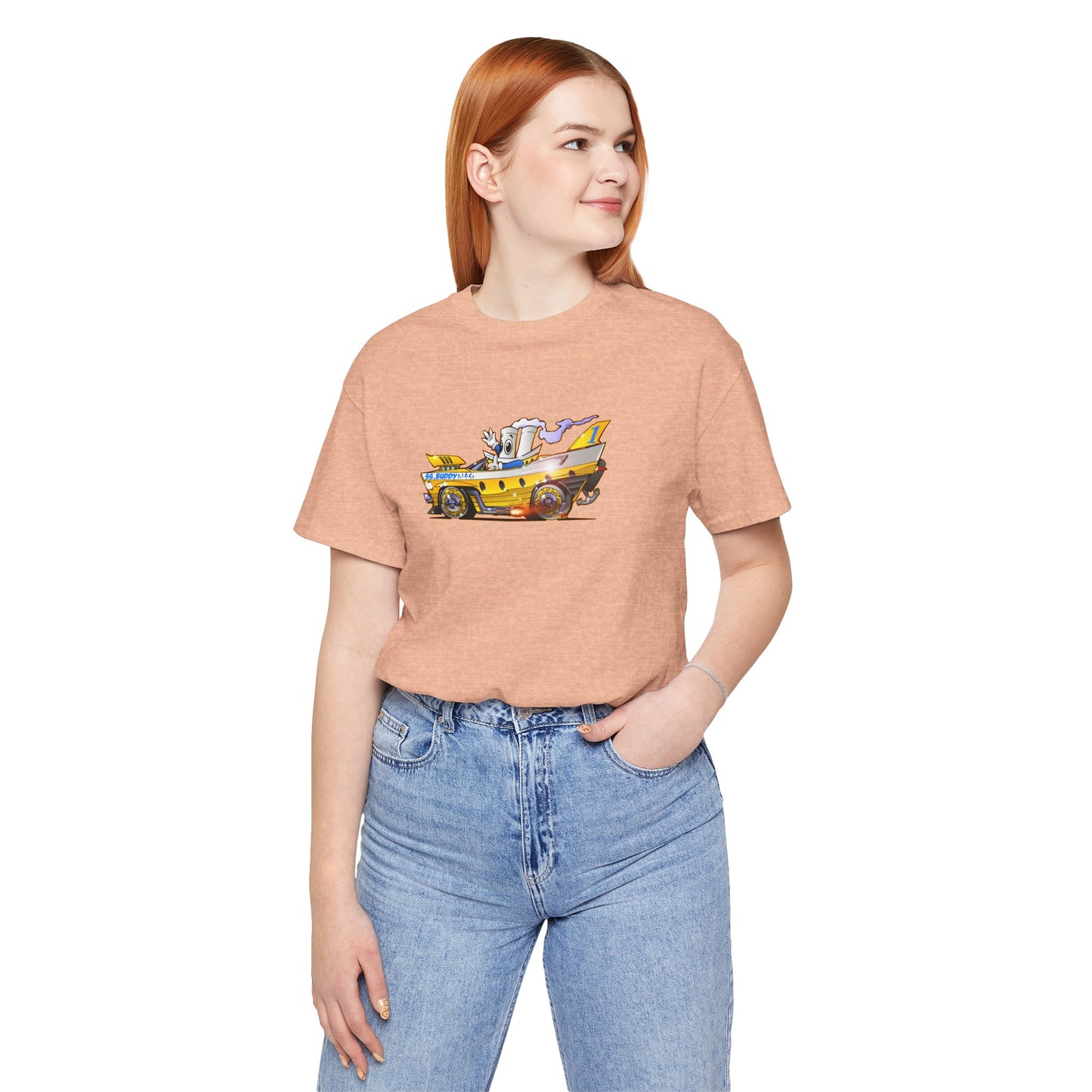 BUDDY CRUISE BUDDYMOBILE Custom Car Art Short Sleeve Tee in 17 Colors