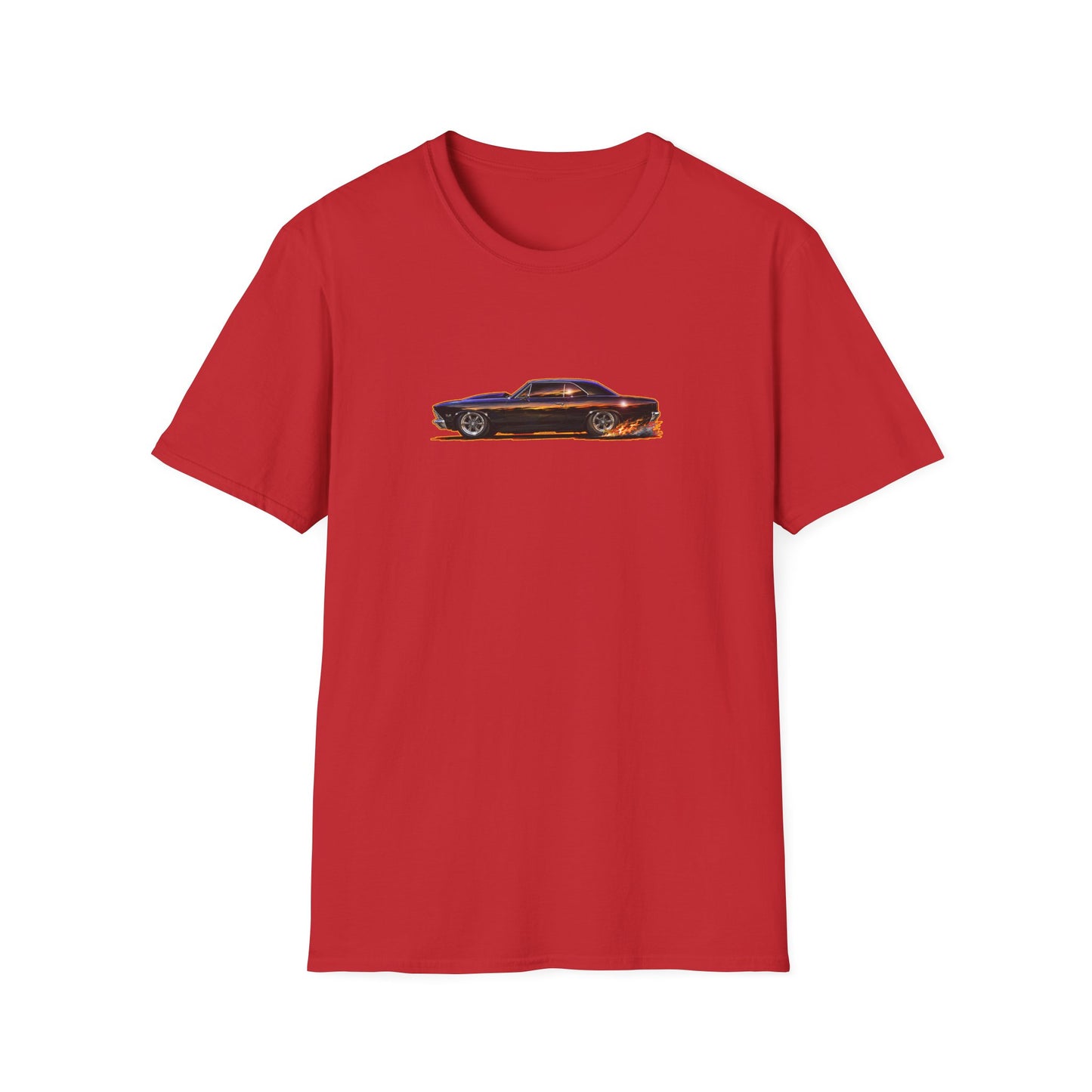 CHEVROLET CHEVY CHEVELLE 1966 Collectible Fireball Art Tee Shirt