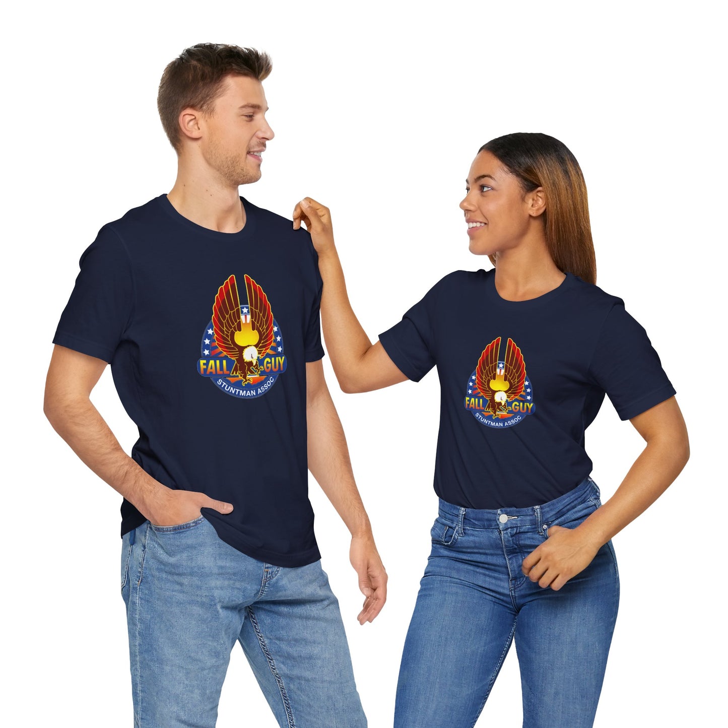 THE FALL GUY Stuntman Association Unisex Jersey Short Sleeve Tee - 12 Colors