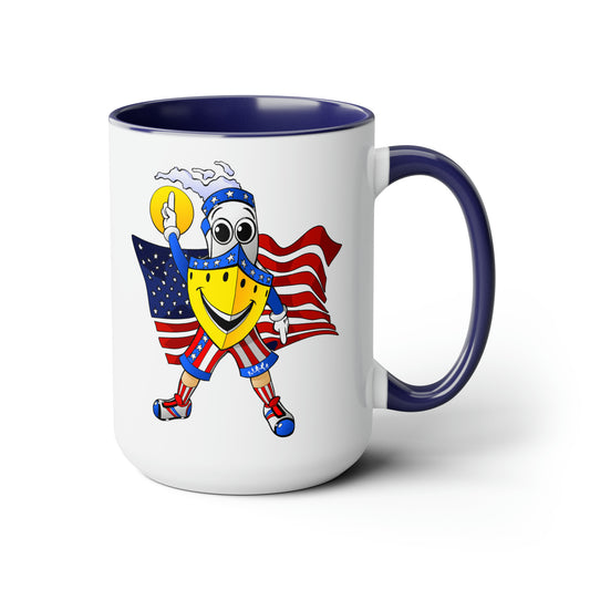 BUDDY CRUISE - PATRIOT Coffee Mug, 15oz (2 Colors!)-Mug-Fireball Tim Garage