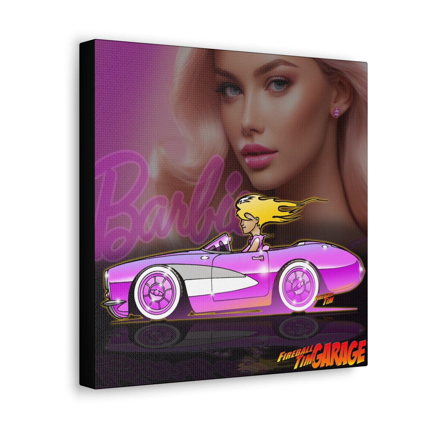 BARBIE CORVETTE Concept Art MASTERPRINT 3 Sizes