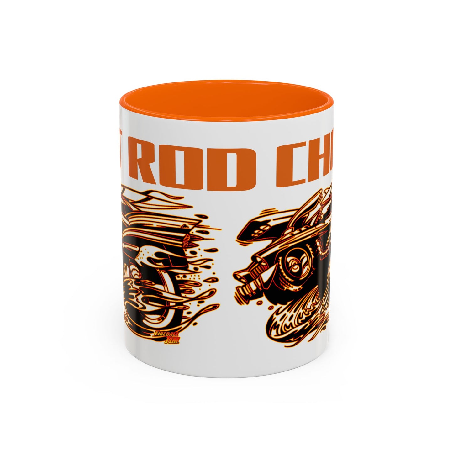 HOT ROD CHEVY Fireball Muscle Car Collectible Coffee Mug - 2 Sizes